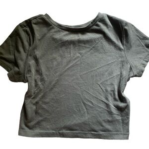 Army Green Crop Top